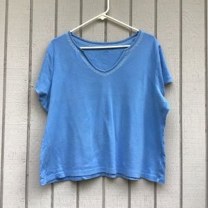 French laundry women’s casual blue tee